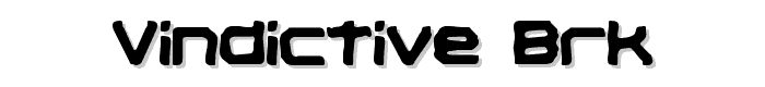 Vindictive BRK font